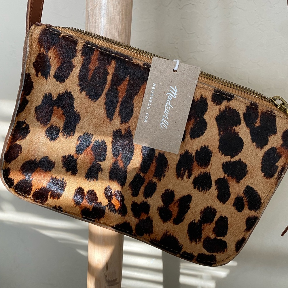 NWT Madewell printed calf hair simple crossbody